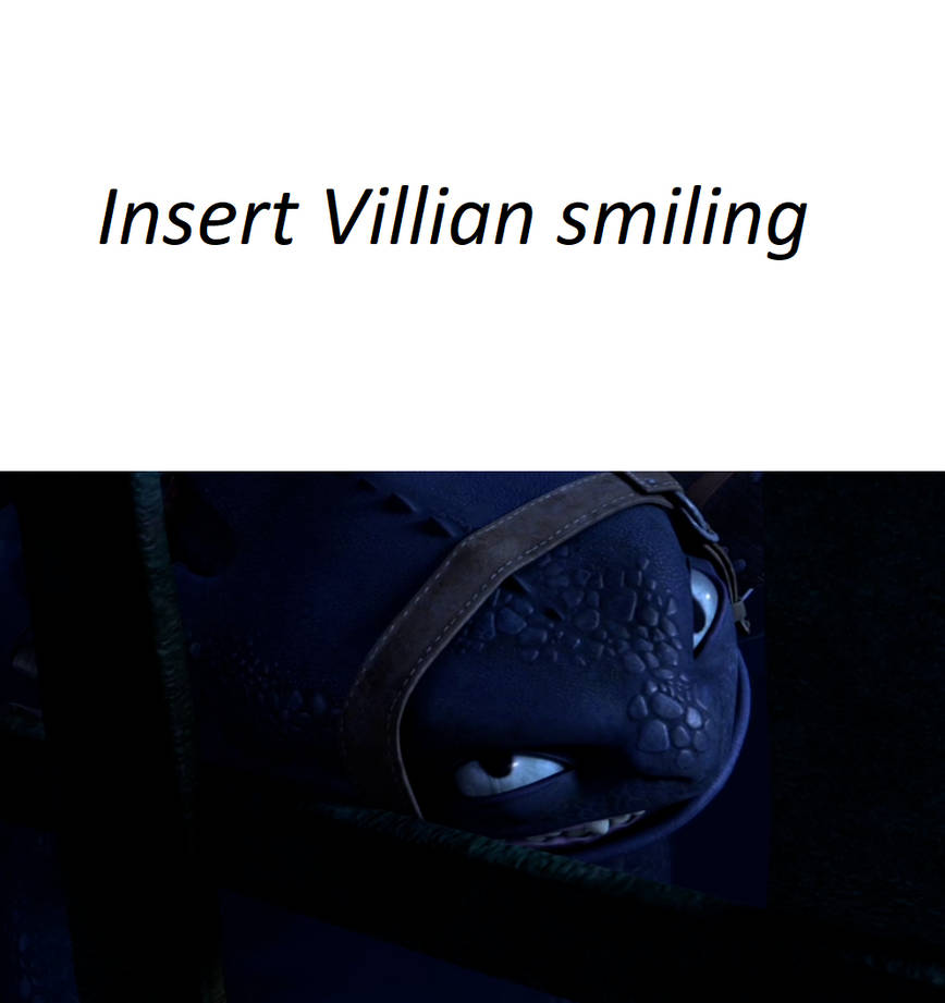 Who smiles at a captured Toothless by Dragondinolover84 on DeviantArt