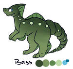 Bass (fish) by cutevulpix56