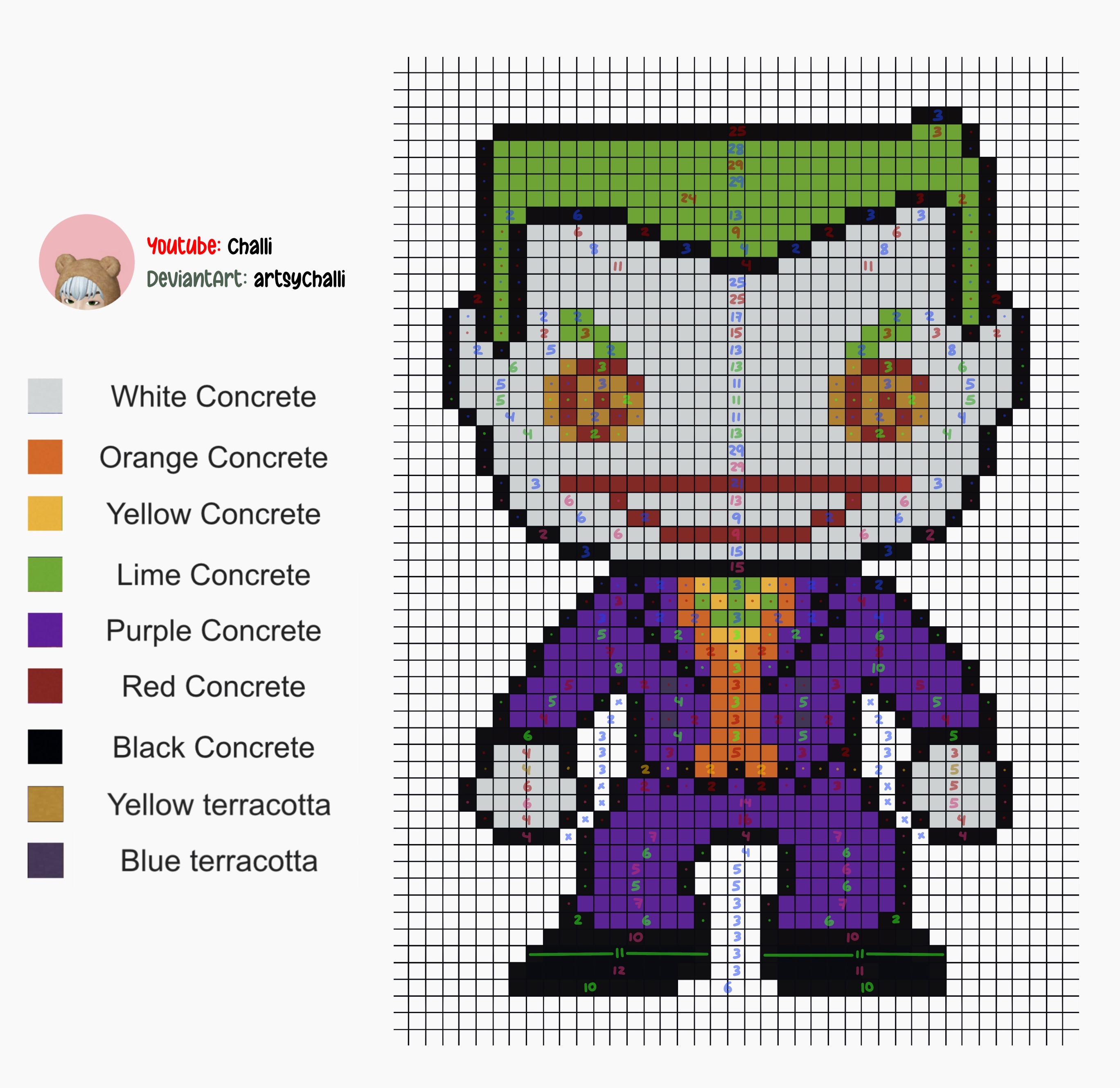 The Joker Pixel Art – BRIK