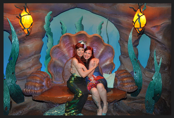 Meeting Ariel for the first time in her fin