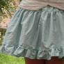 Blue stripe lolita skirt