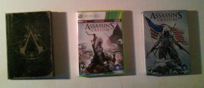 AC:III George Washington's Journal and game cases