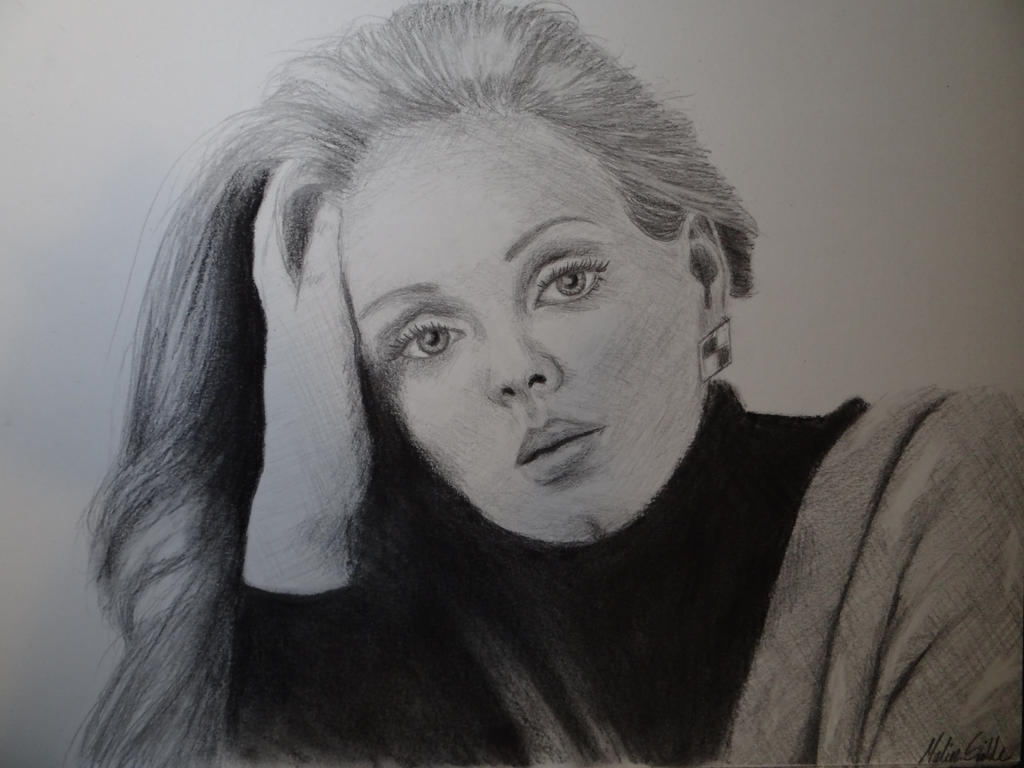 Adele Portrait by xPanu on DeviantArt