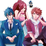 Jellal,Erza y Natsu render