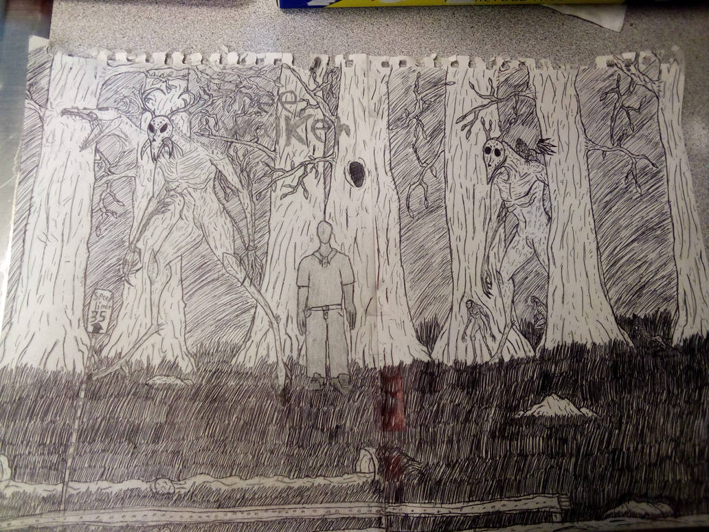 Tree Death Note 'Death from the Trees' AKA the Tree Walker by gokuijohn144f on DeviantArt