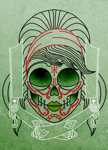 Betty Mexican Skull Tattoo by someofthathomegrown
