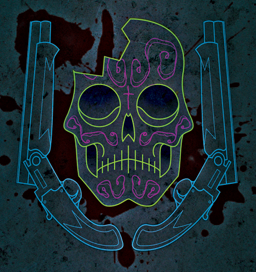 Mexican Zombie Skull by someofthathomegrown