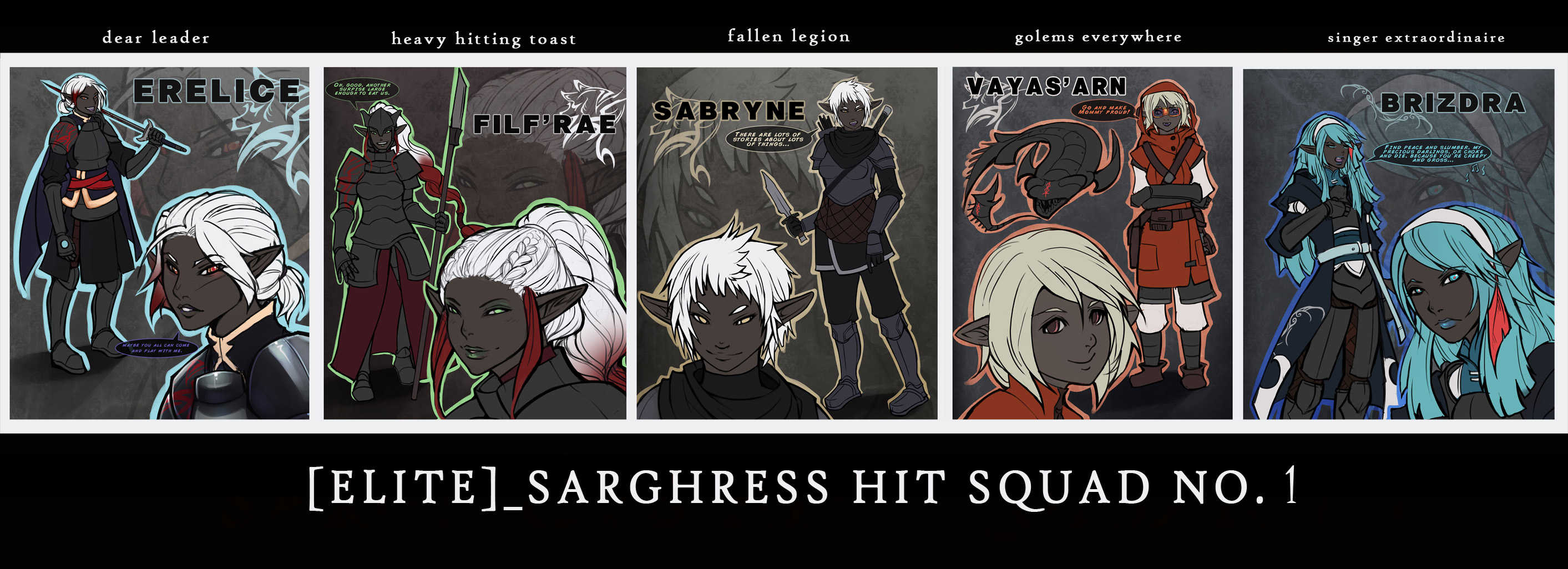 Drowtales: ELITE SARGHRESS HIT SQUAD