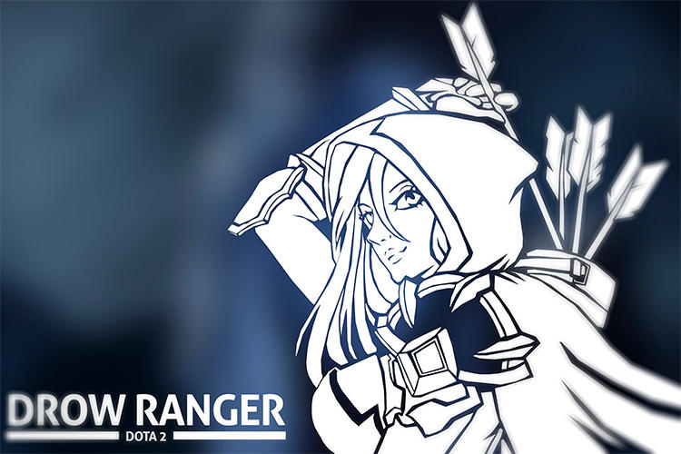 Drow Ranger by Freilina on DeviantArt