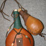 Leather covered bottles