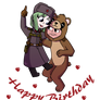 [Commission] Happy Birthday Soldier + Bear