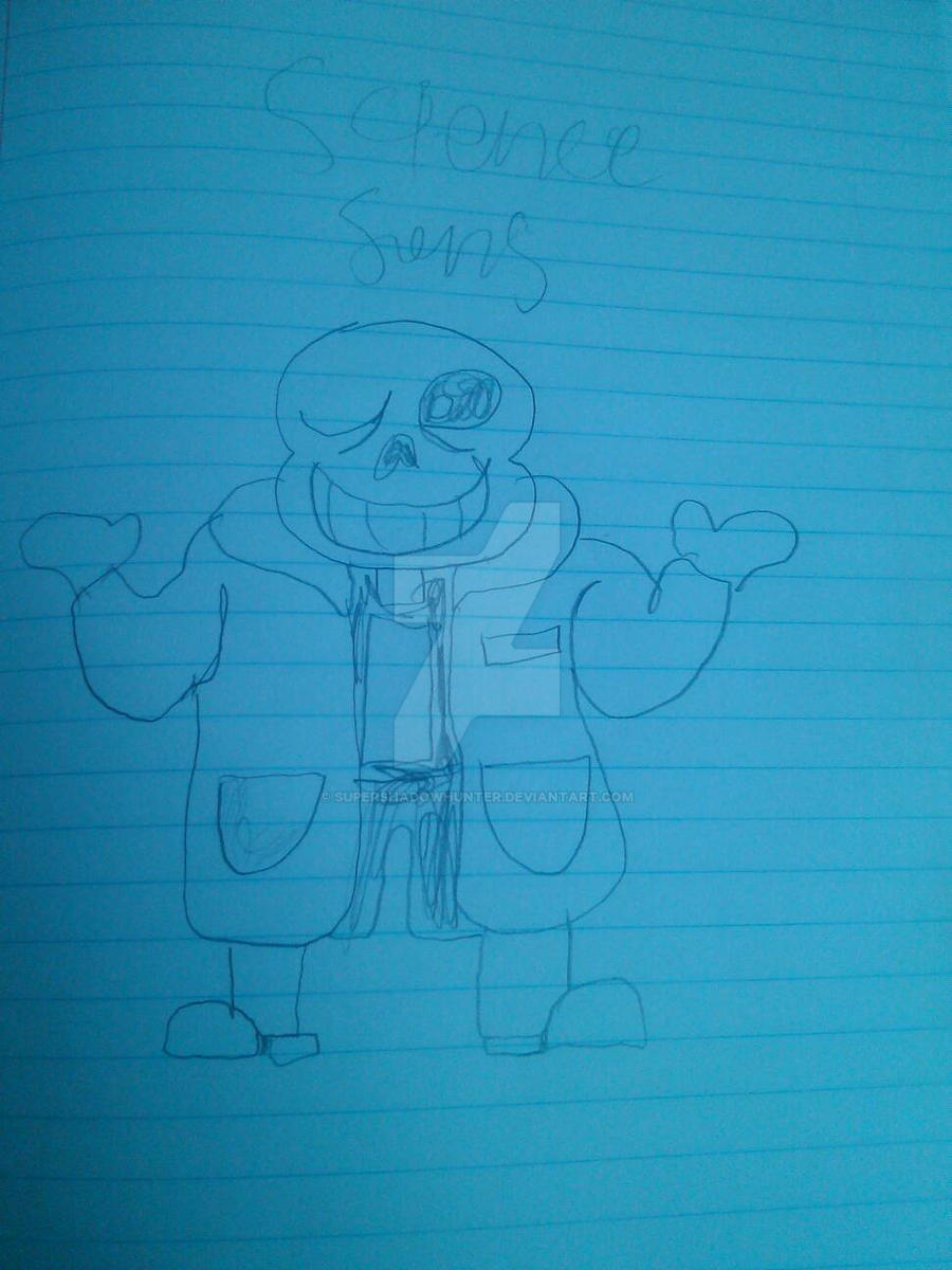 Super Science Sand science sans by supershadowhunter on DeviantArt