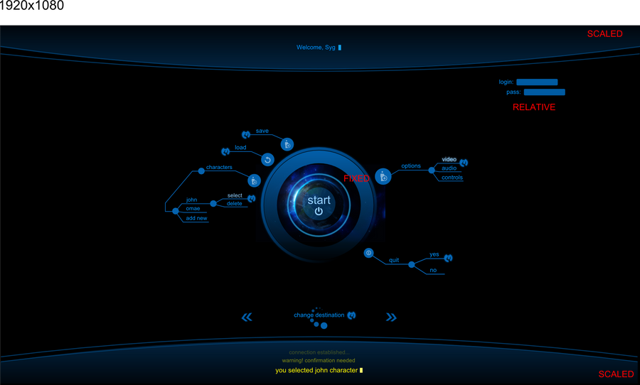 Space GUI