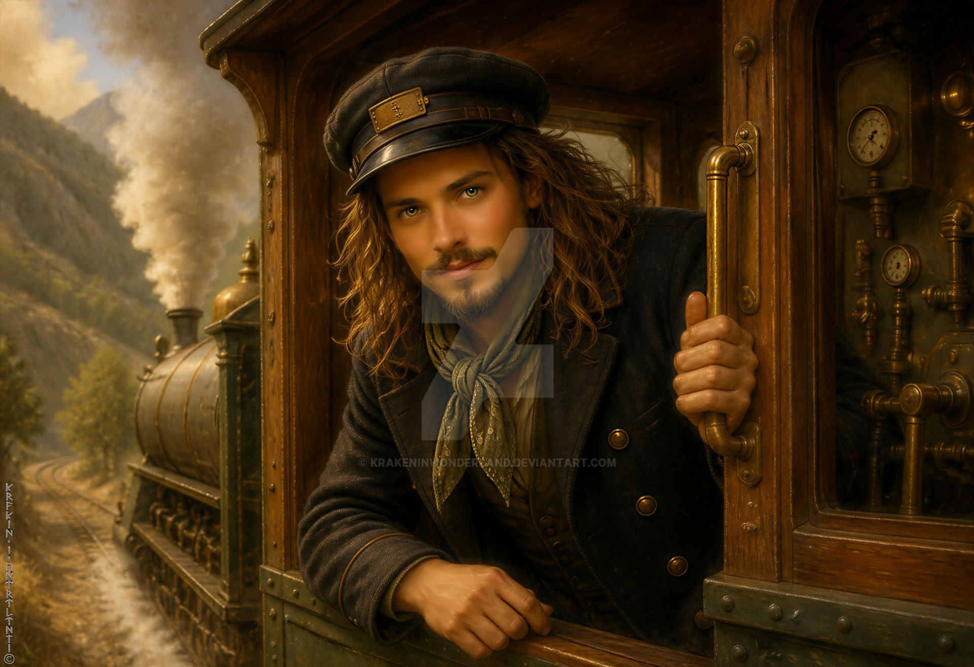 Wonderland Deviantart The Engine Driver by KrakenInWonderland on DeviantArt