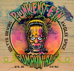 Beer Label - Punkenstein Pumpkin Ale