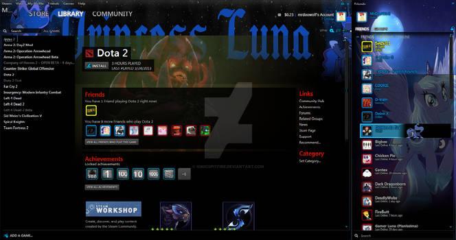 Princess Luna Steam Skin