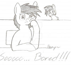 Ponies be bored -Sketch-