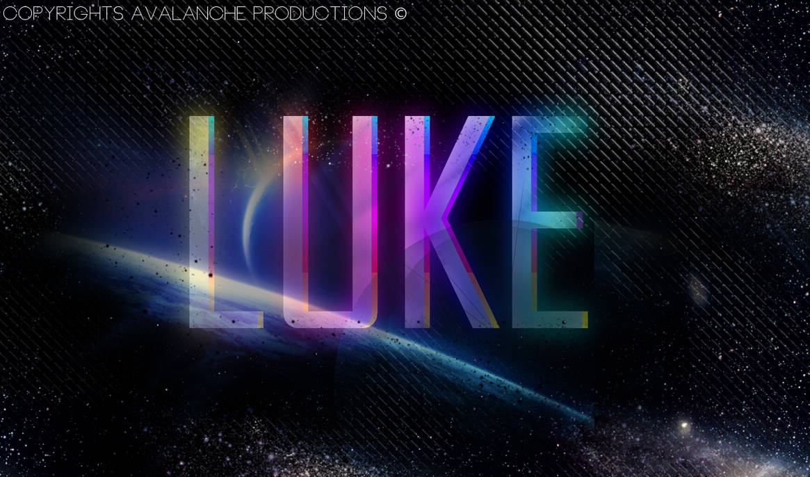 Space word by LukeLamDesigns on DeviantArt