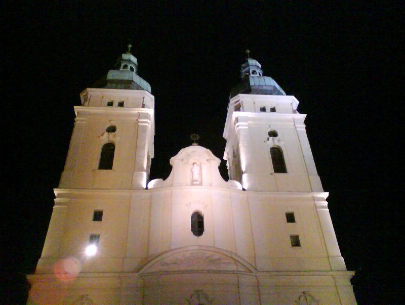 Church in night