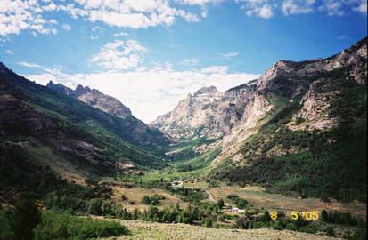 A Glacially Formed Canyon