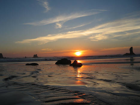 Sunset on the Quillayute Needles 4