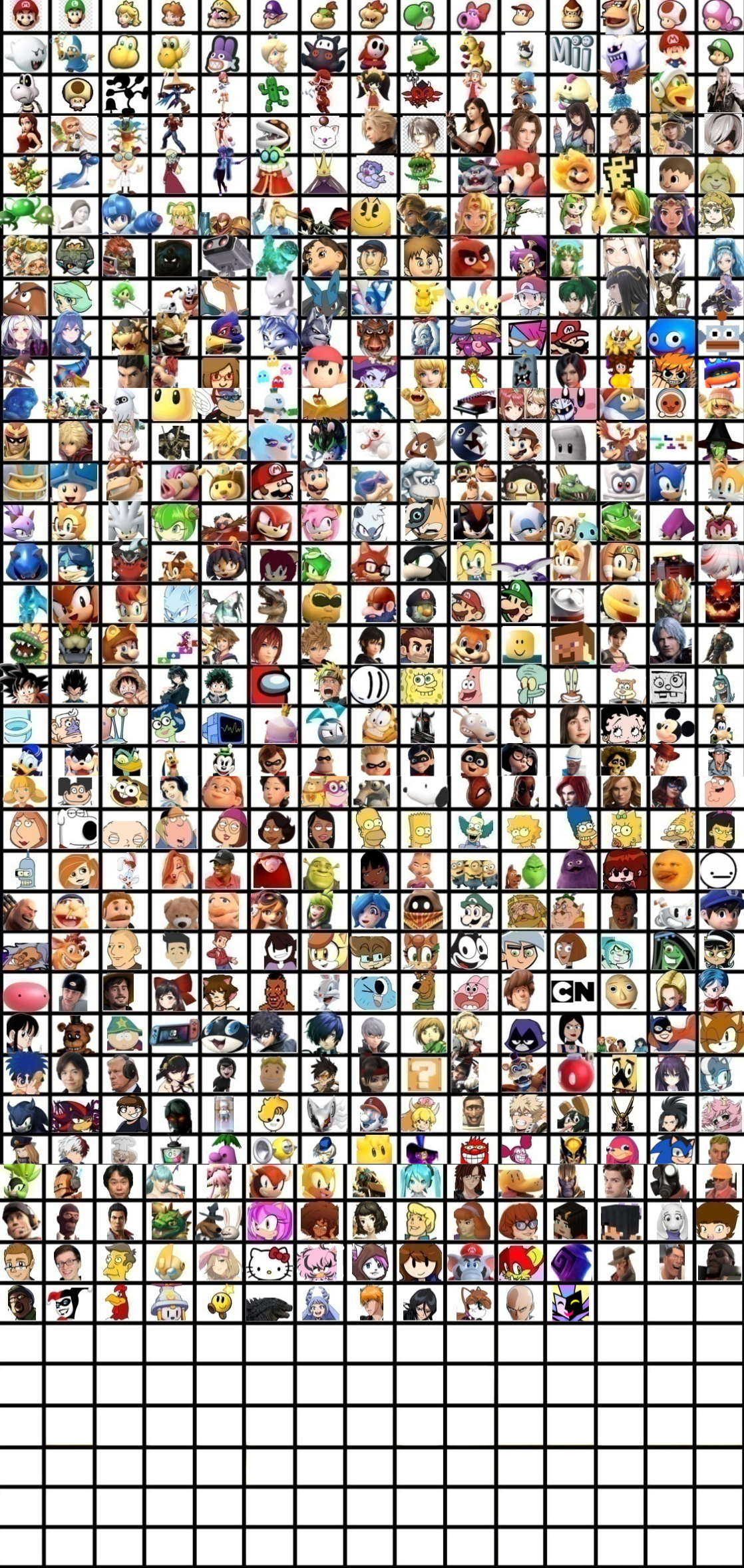 37 Roster Deviantart Full Roster so far by SonicBros1992 on DeviantArt