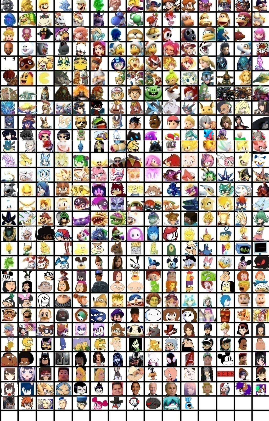 37 Roster Deviantart Full Roster (Variants) by SonicBros1992 on DeviantArt