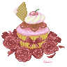 Cupcake and Roses