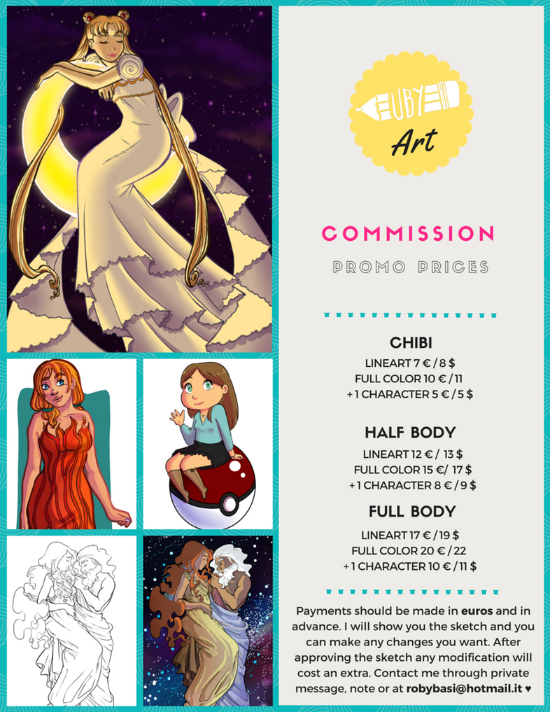 COMMISSION OPEN - discount prices