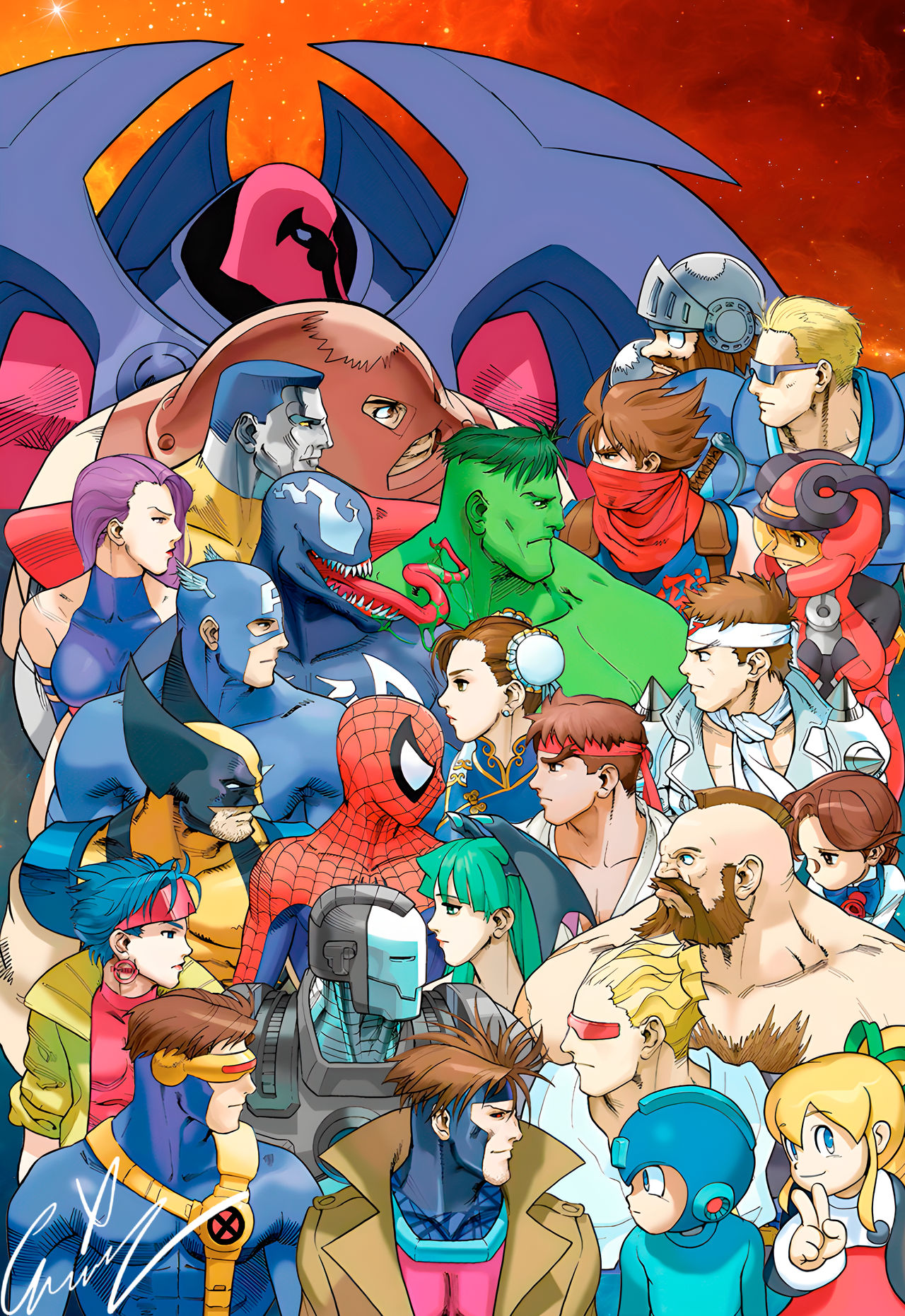 Marvel Vs Capcom Complete Restored Poster 4k by ChrisTrejoh3 on DeviantArt