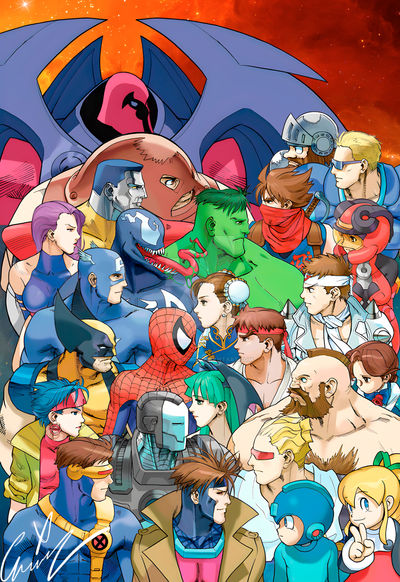 Marvel Vs Capcom Complete Restored Poster 4k by ChrisTrejoh3 on DeviantArt