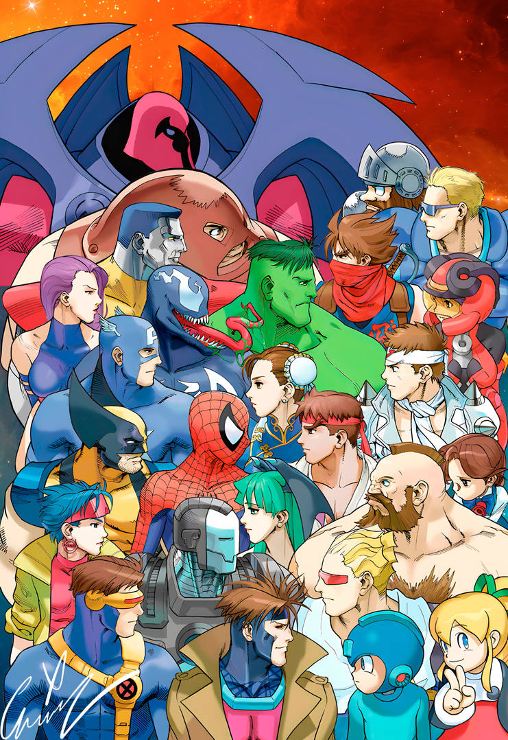 Marvel Vs Capcom Complete Restored Poster 4k by ChrisTrejoh3 on DeviantArt