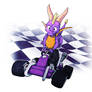 Spyro in CTR: Nitro Fueled!