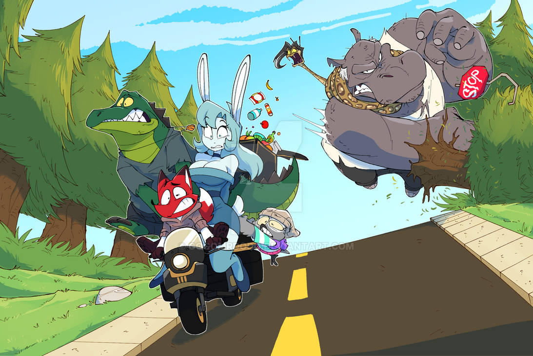 Raging Road Rampage!!! by GoGoMrDoDo on DeviantArt