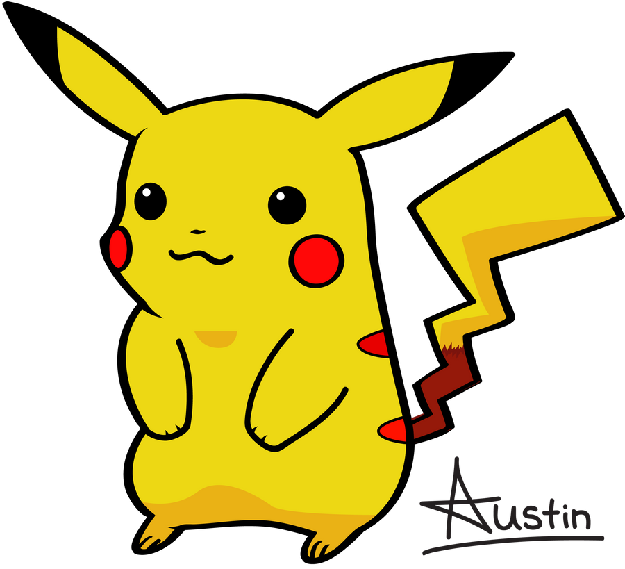 Pikachu Vector by itsAustinJordan on DeviantArt