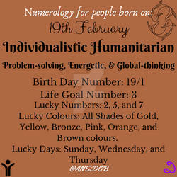 iDOB: 19th February Born