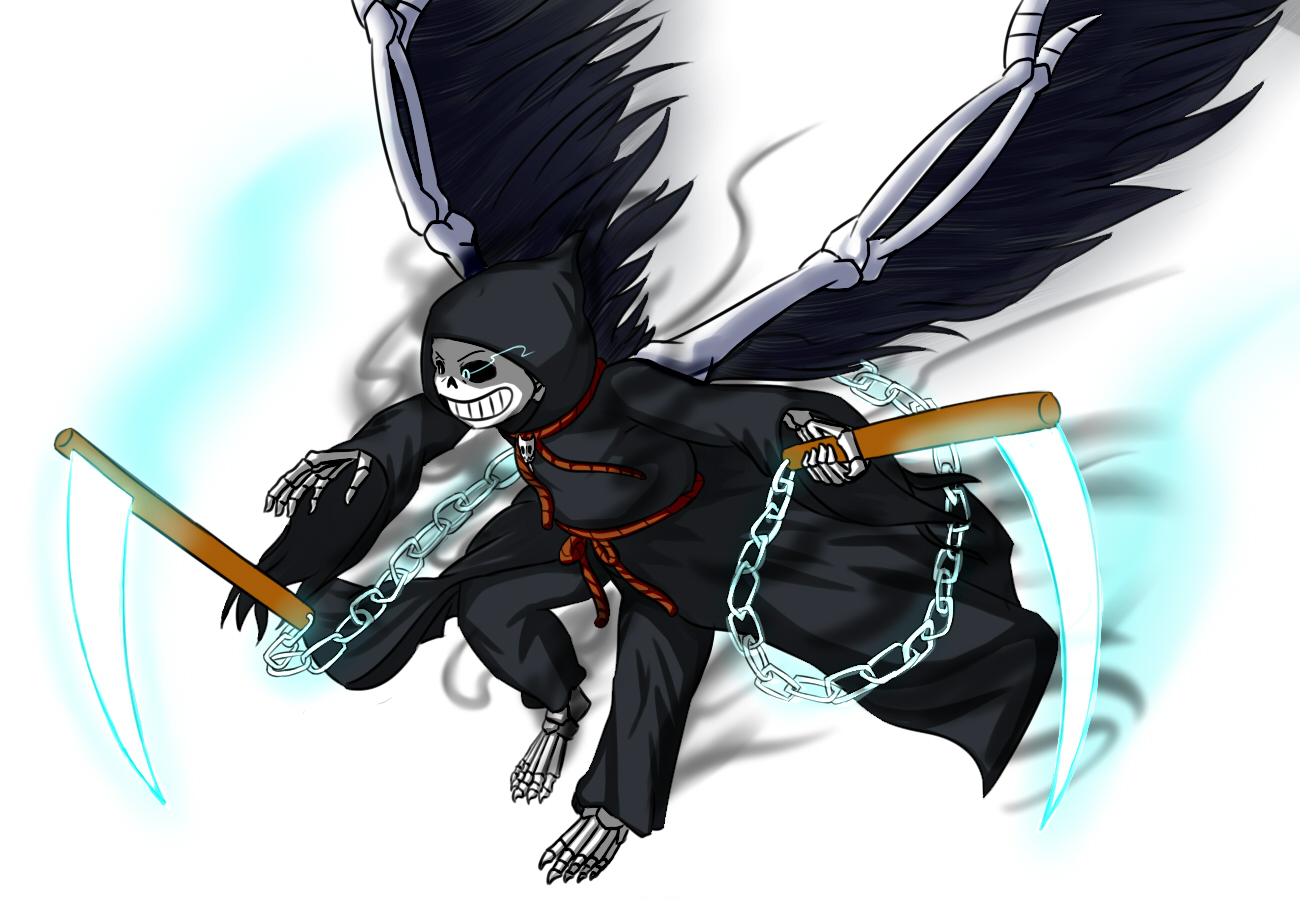Overkill Reaper Sans - Redraw by DragonGoddess005 on DeviantArt