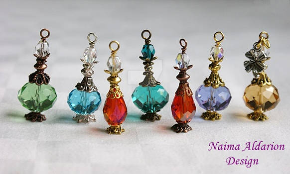 Potion bottles pendants