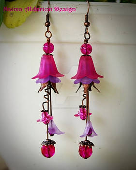 Cerise and purple bells