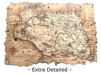 Altered Skyrim Collector's Map