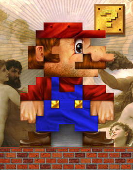 Mario 8bit - Print Upload