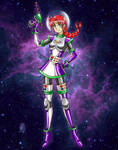 Space Cadet Titan by Merowynn