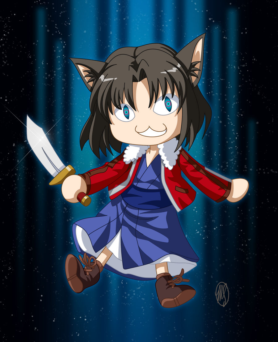 Neco Arc Ryougi Shiki By Artistmeli On Deviantart