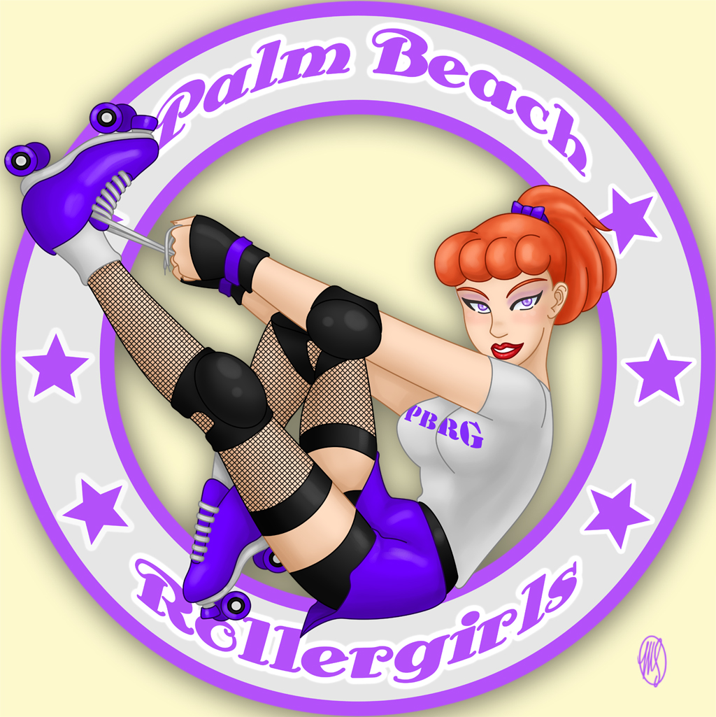 PB Rollergirls Logo