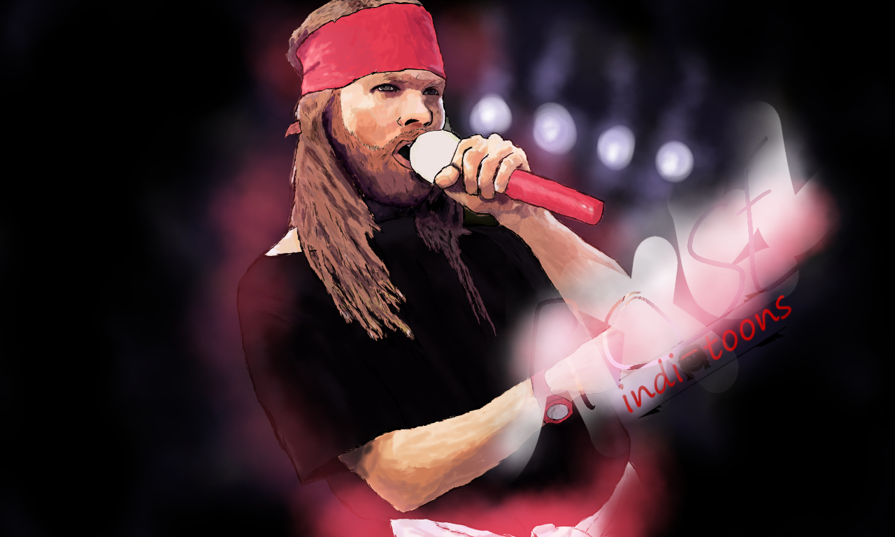 Axl Rose Vector Art