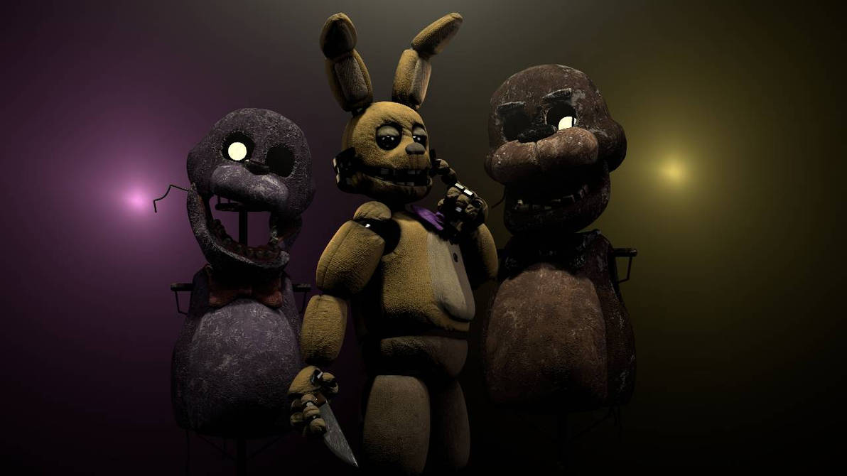 (FNAF/SFM) Spring Bonnie poster by Playgrounder167 on DeviantArt
