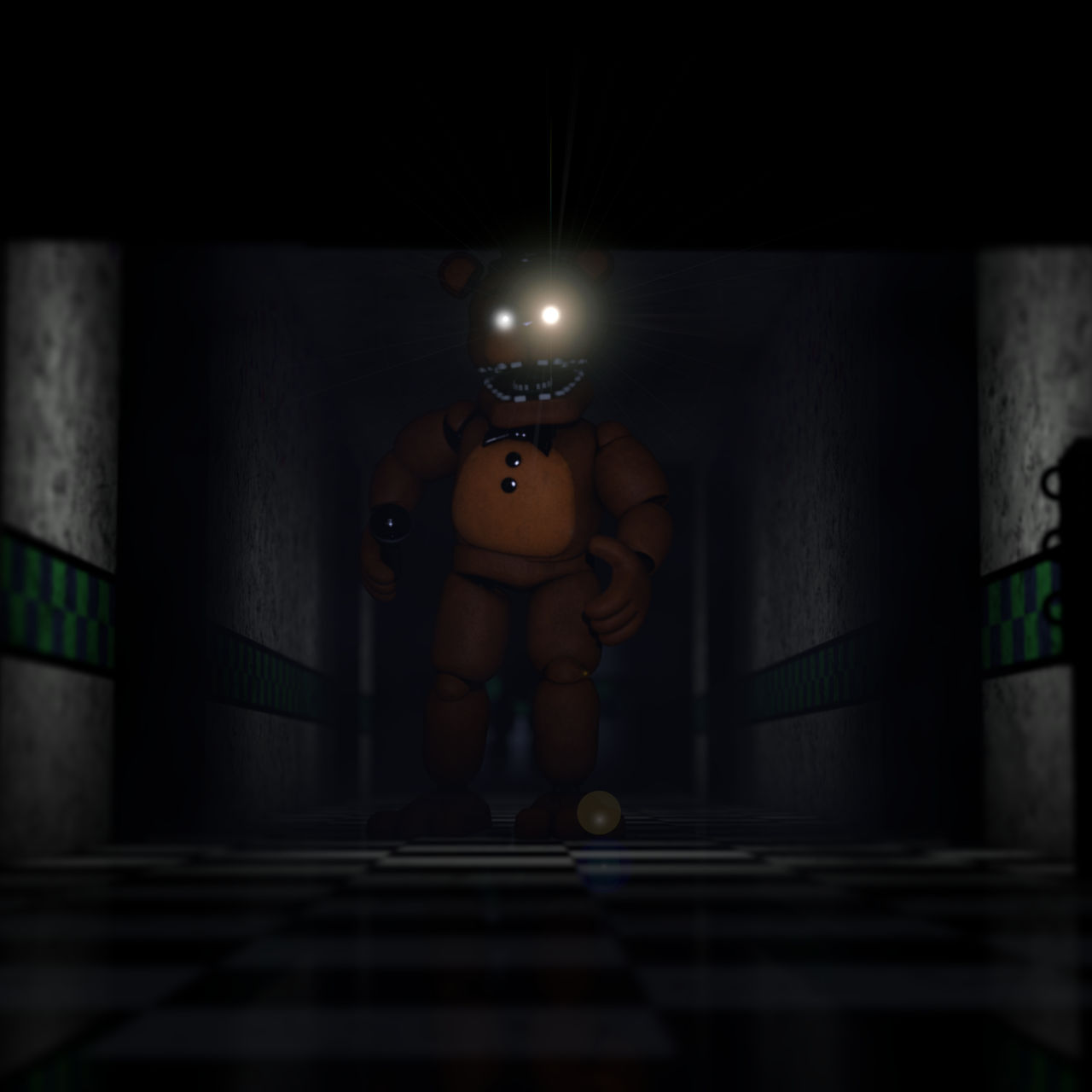 Freddy In Hallway by victorwolf123 on DeviantArt