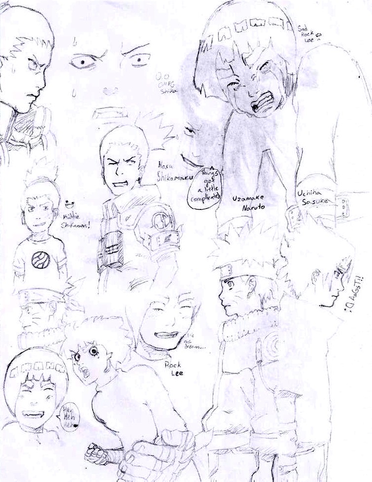 Naruto: Sketchdump