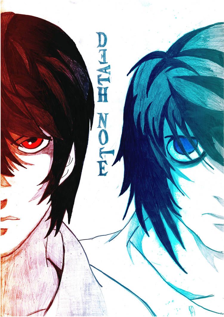 Death Note Ledit Deathnote Light L by KatAndrea on DeviantArt