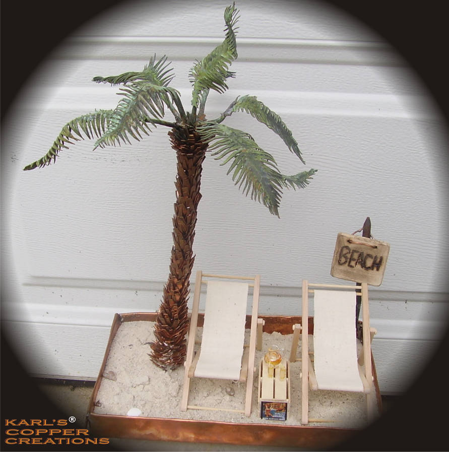 Copper Palm Tree Handmade10 By Karlscoppercreations On Deviantart Copper Palm Tree Handmade10 By Karlscoppercreations